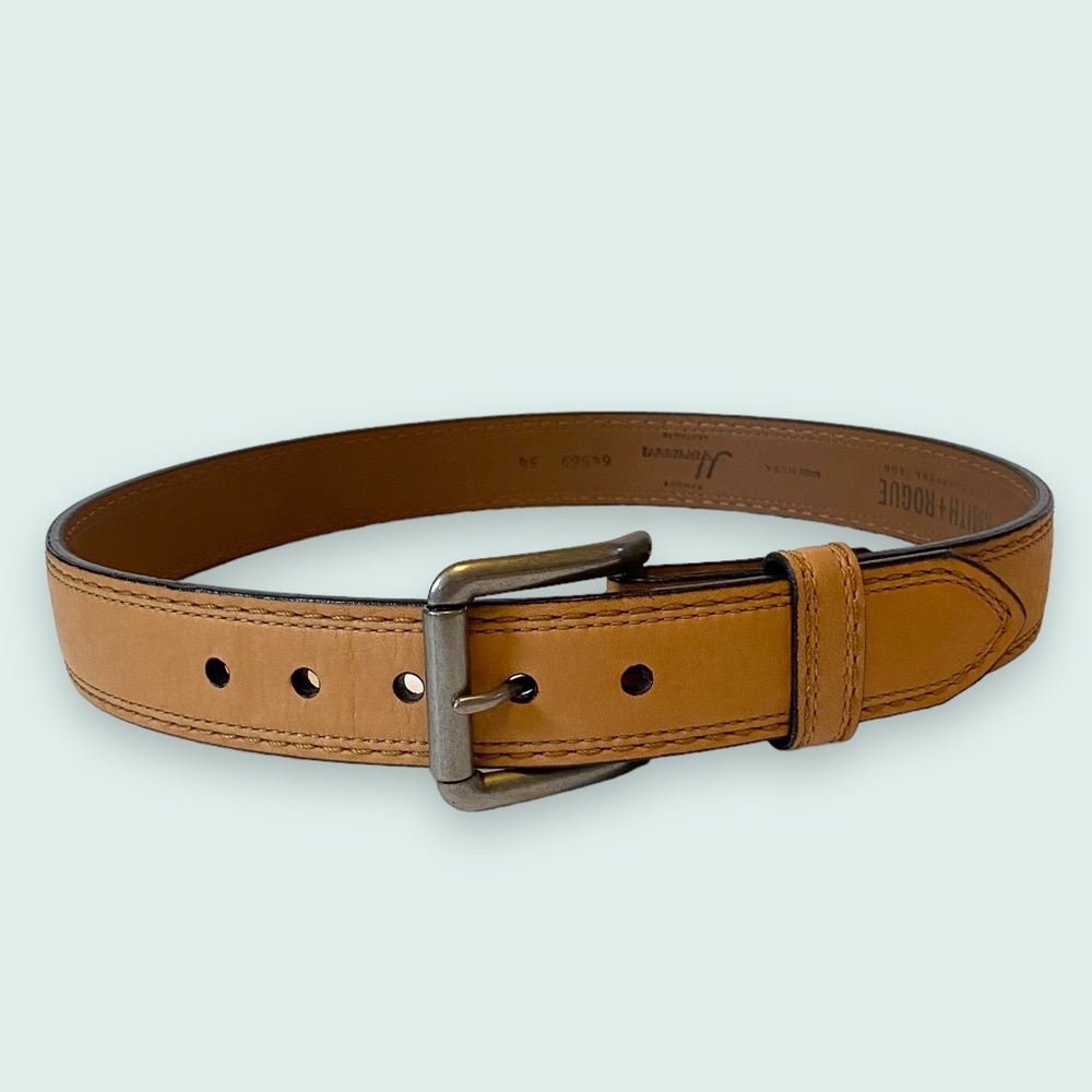 NEW Smith + Rogue 64569 Men's Harness Belt Famous Horwen Leather Men’s SZ 34